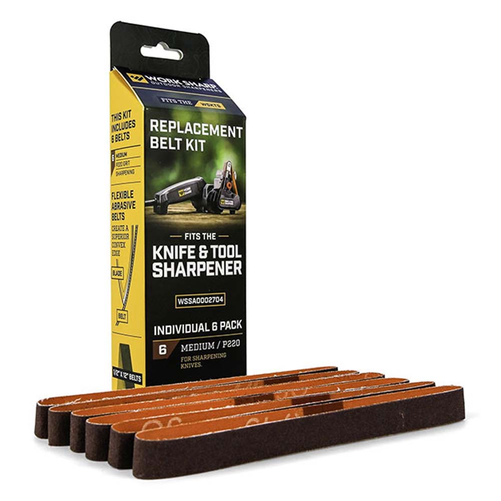 Belt Pack 6 Piece 220 Grit Brown To Suit WSKTS2-I