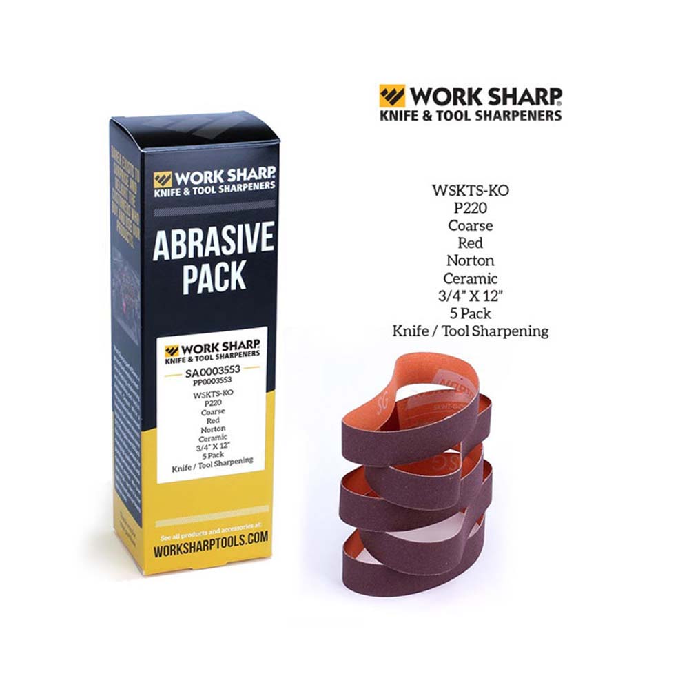 Belt Pack 5 Piece P220 Ceramic Oxide To Suit WSKTS-KO